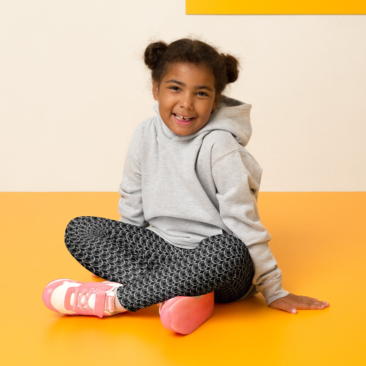 Chain Mail Print Kid's Leggings