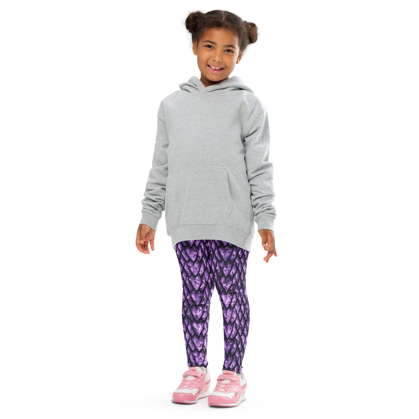 Amethyst Dragon Scale Kids' Leggings