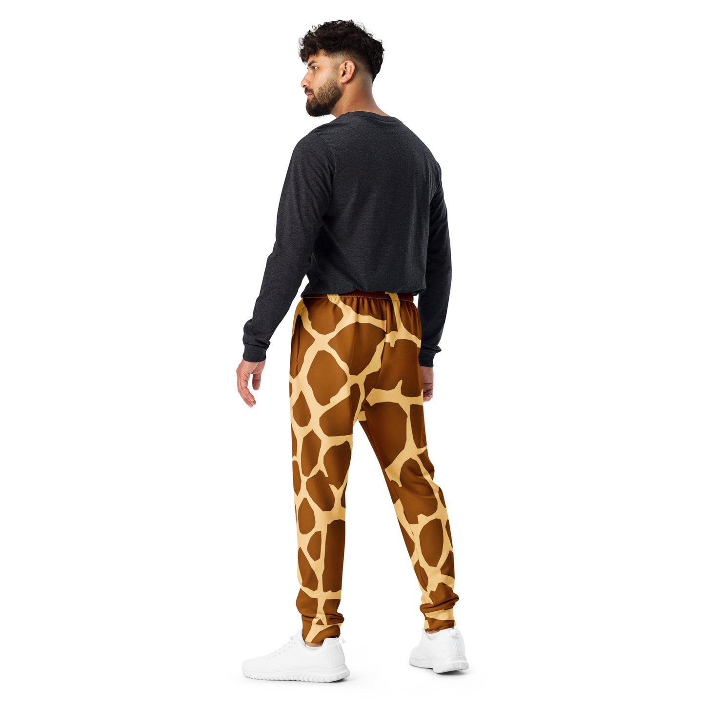 Giraffe Spots Slim Fit Men's Joggers