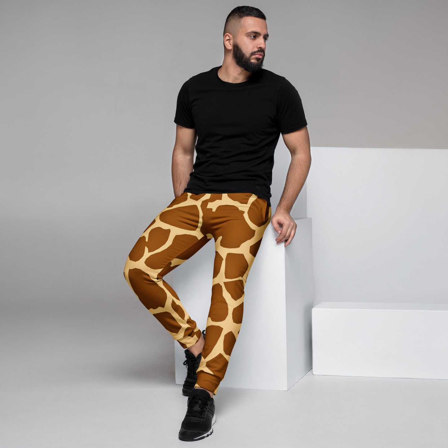 Giraffe Spots Slim Fit Men's Joggers