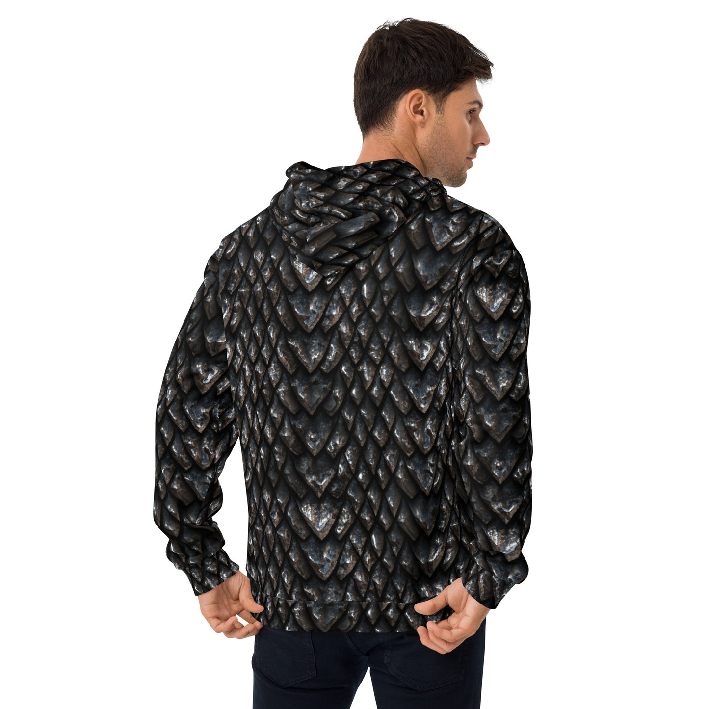 Onyx Dragon Scale Unisex Hoodie