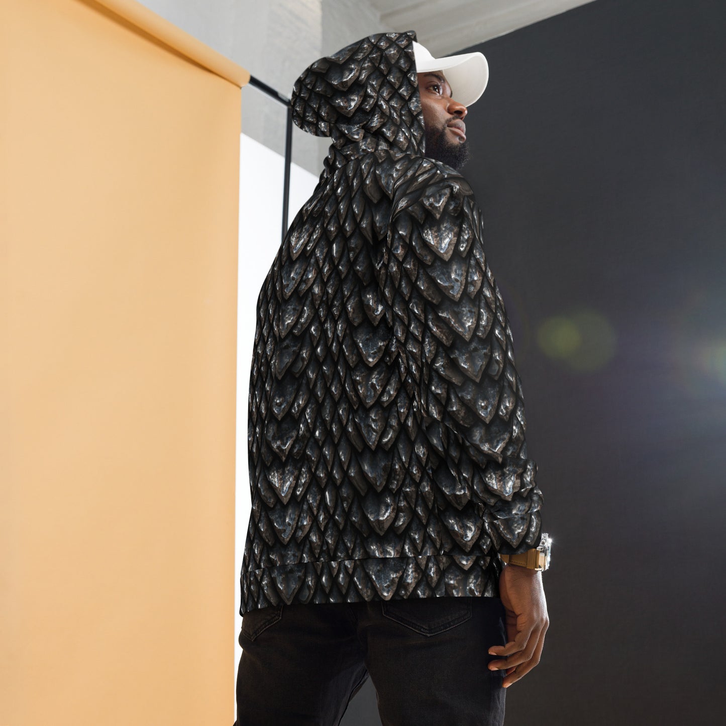 Onyx Dragon Scale Unisex Hoodie