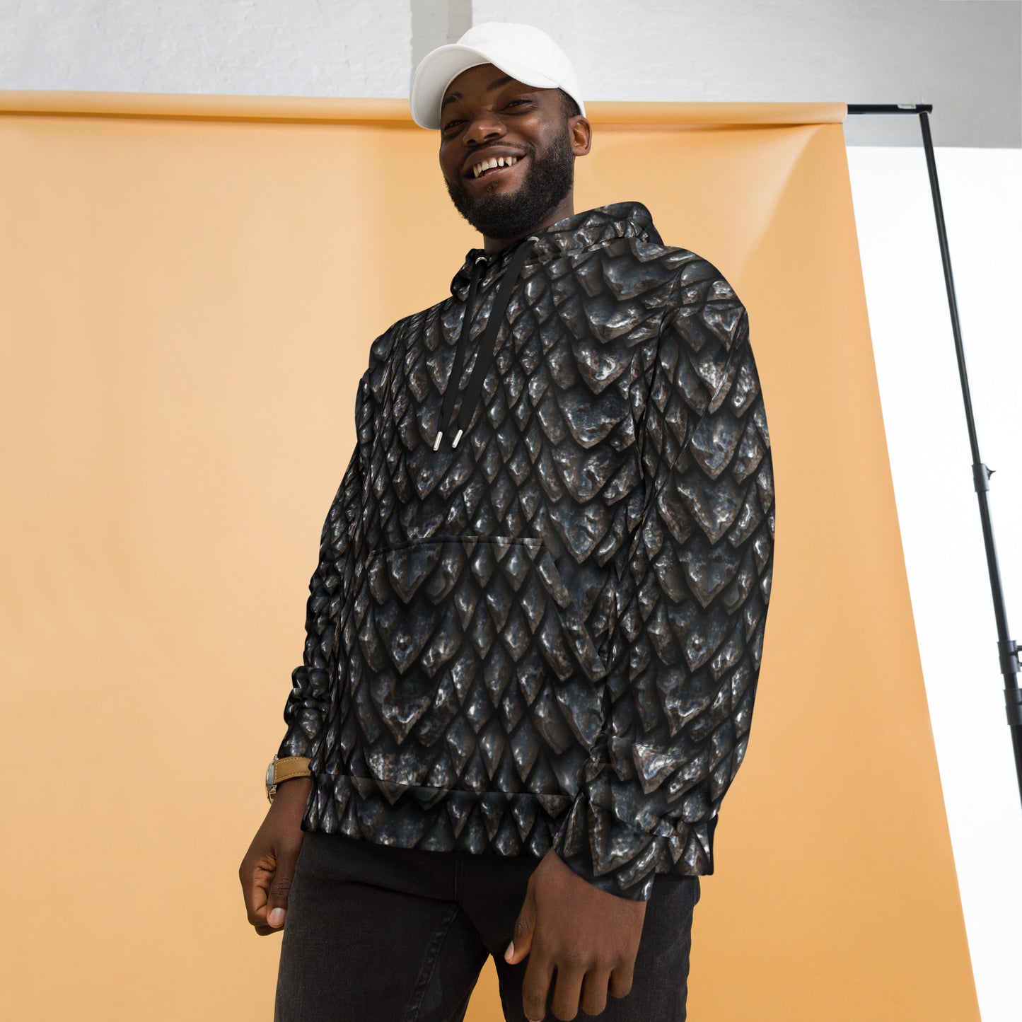 Onyx Dragon Scale Unisex Hoodie