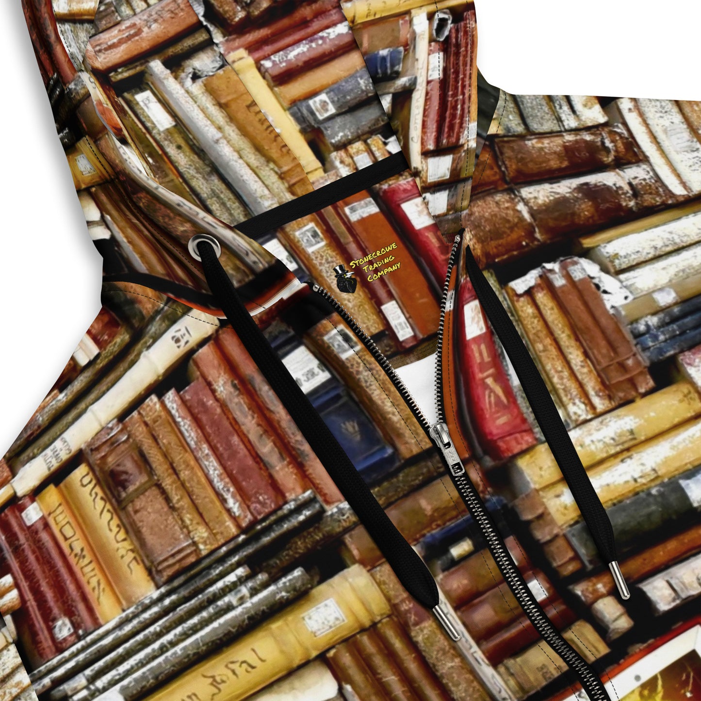 Bibliophile Unisex Zip-up Hoodie