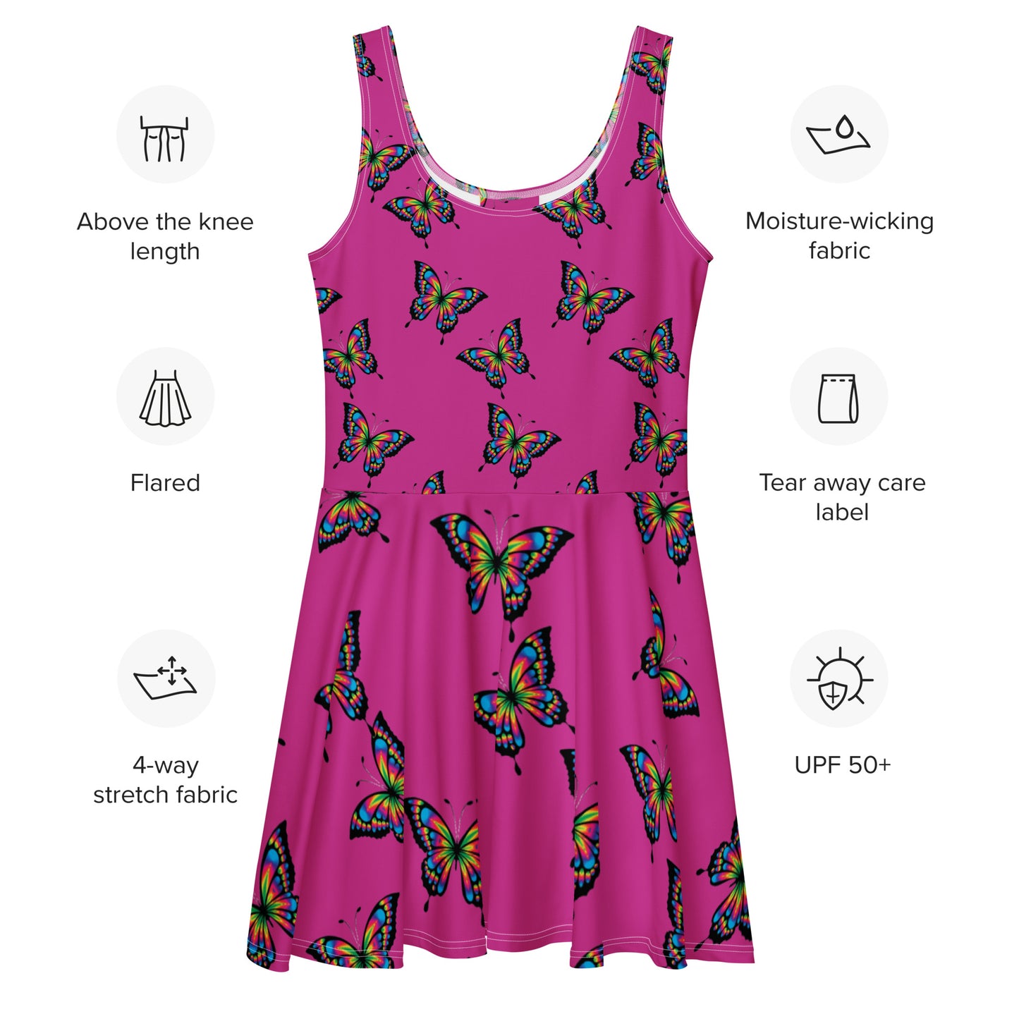 Butterfly Skater Dress