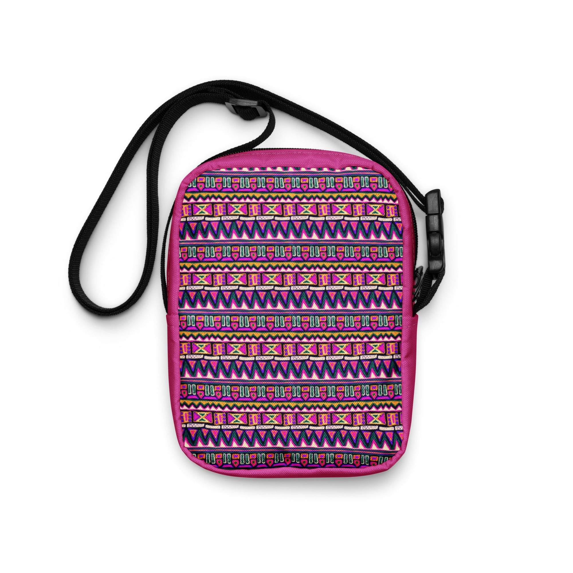 Native American Inspired Pattern Utility Crossbody Bag
