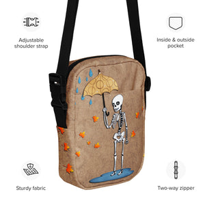Autumn Skeleton Utility Crossbody Bag