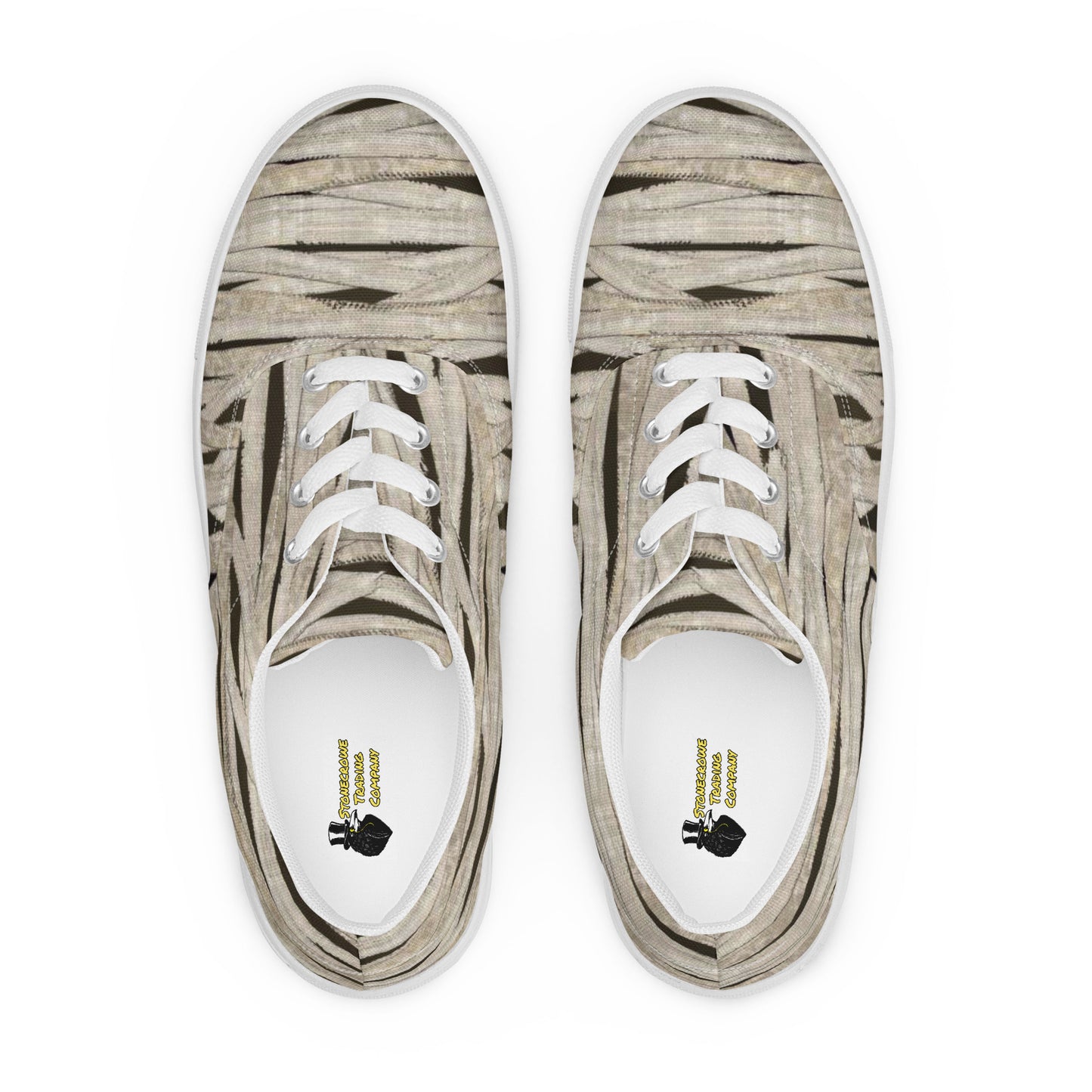 Mummy Wraps Men’s Lace-up Canvas Shoes