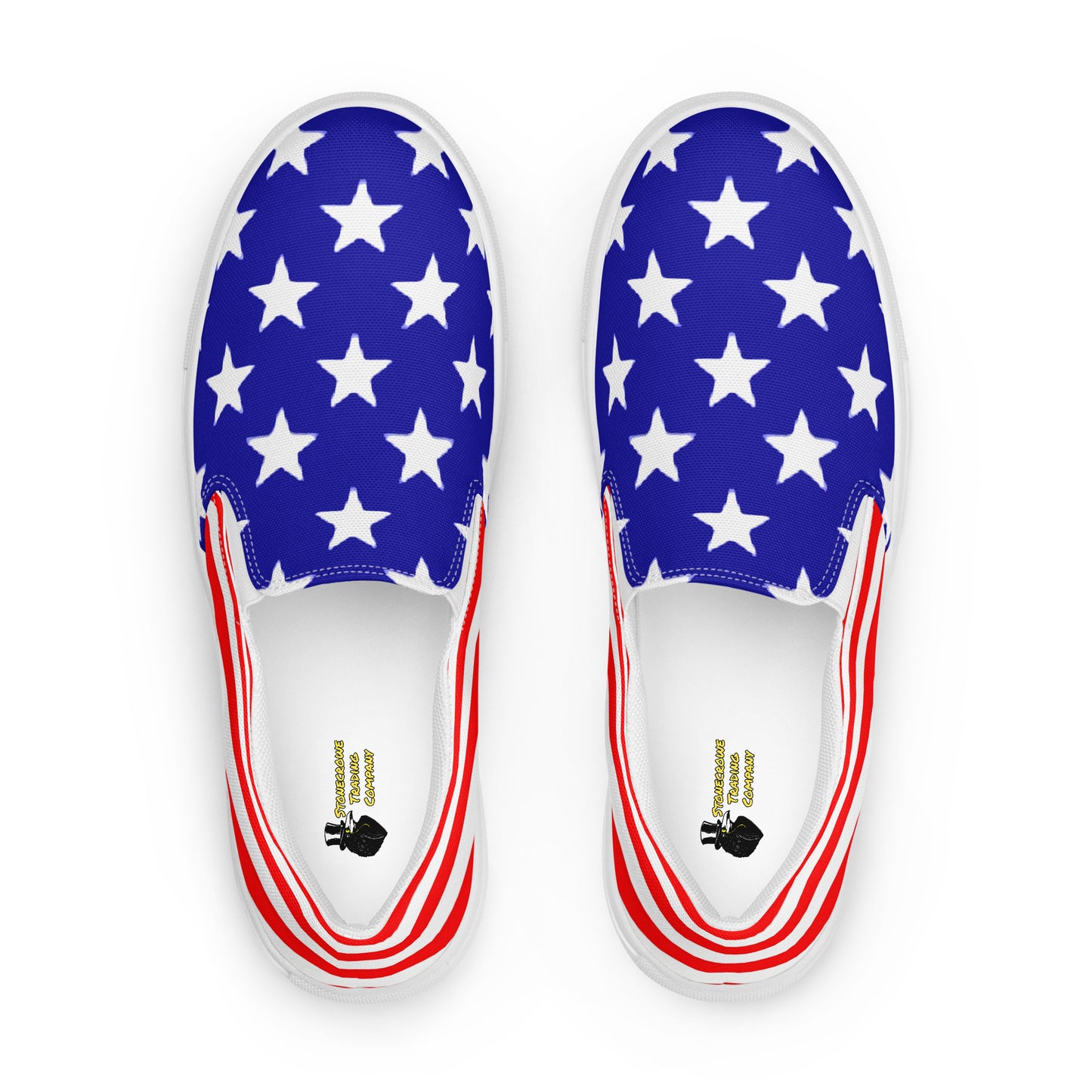 Stars and Stripes Men’s Slip-on Canvas Shoes