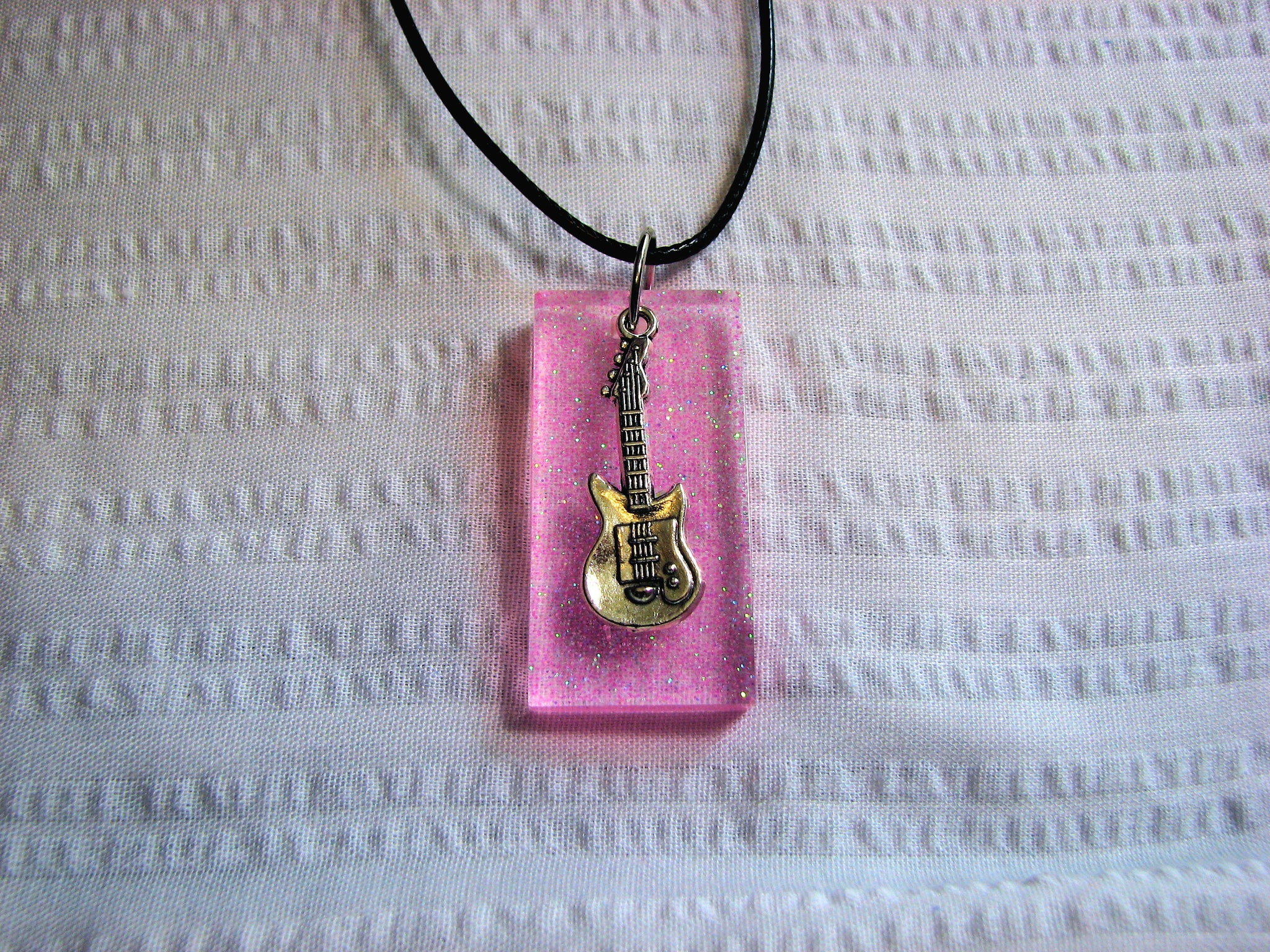 Rockstar Resin and Charm Necklace