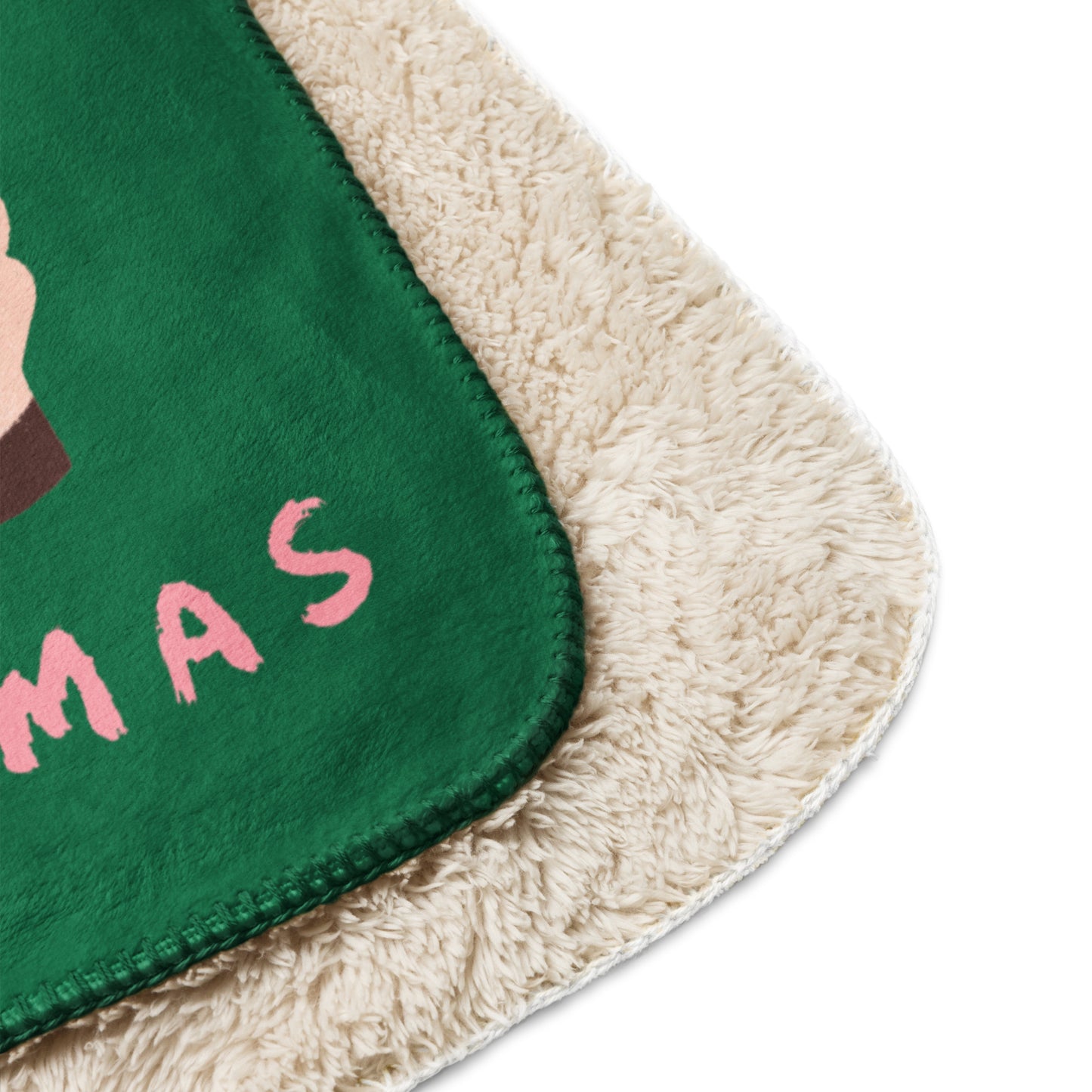 Fa La La La Llama Sherpa Blanket