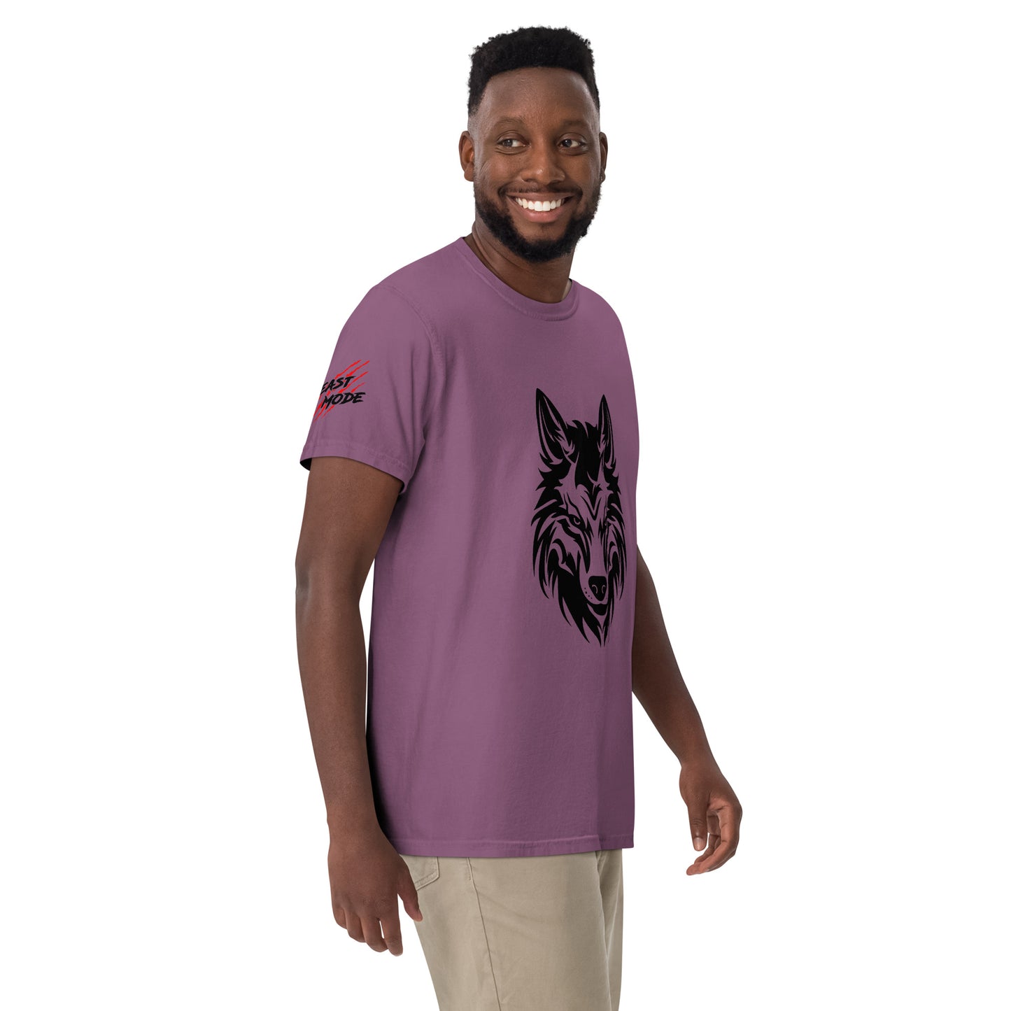 Beast Mode Wolf Unisex Garment-Dyed Heavyweight T-shirt