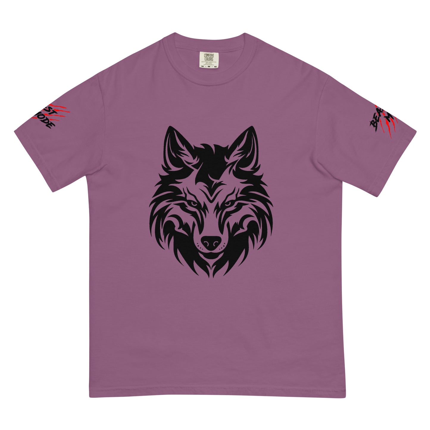 Beast Mode Wolf Unisex Garment-Dyed Heavyweight T-shirt