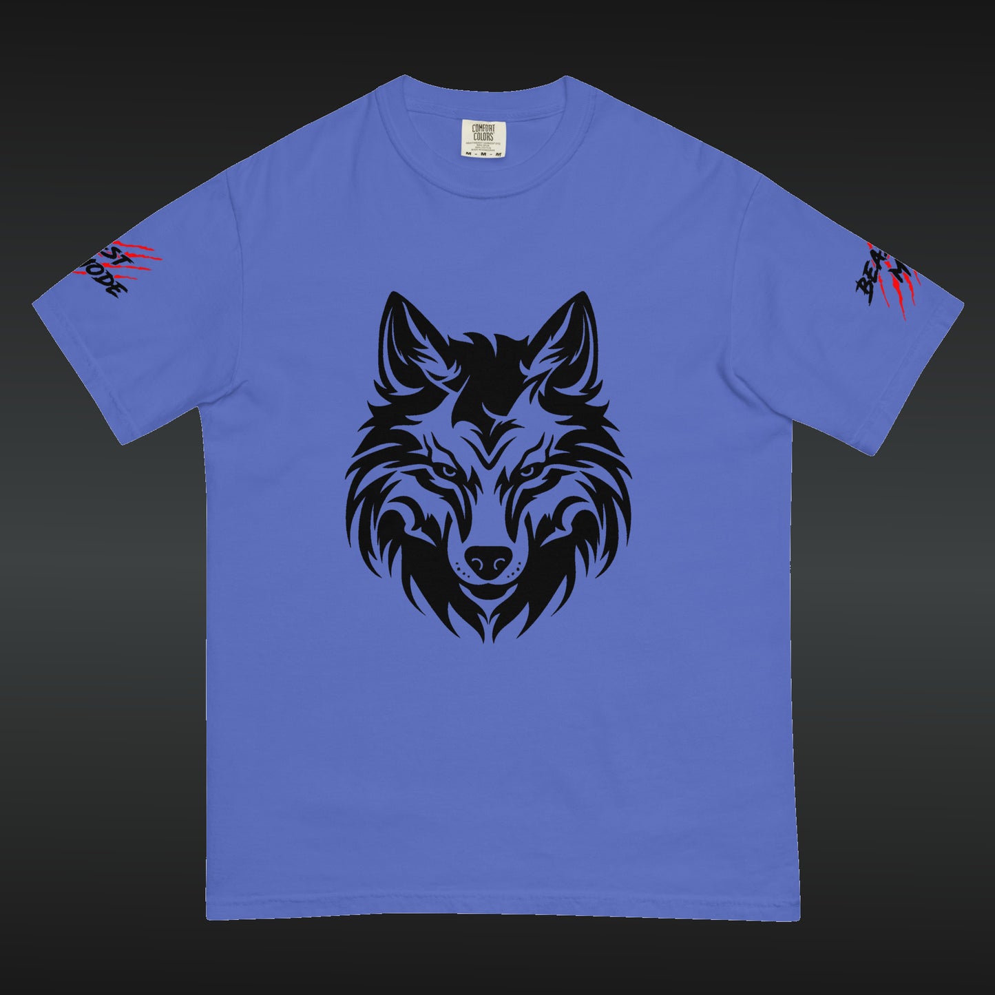 Beast Mode Wolf Unisex Garment-Dyed Heavyweight T-shirt