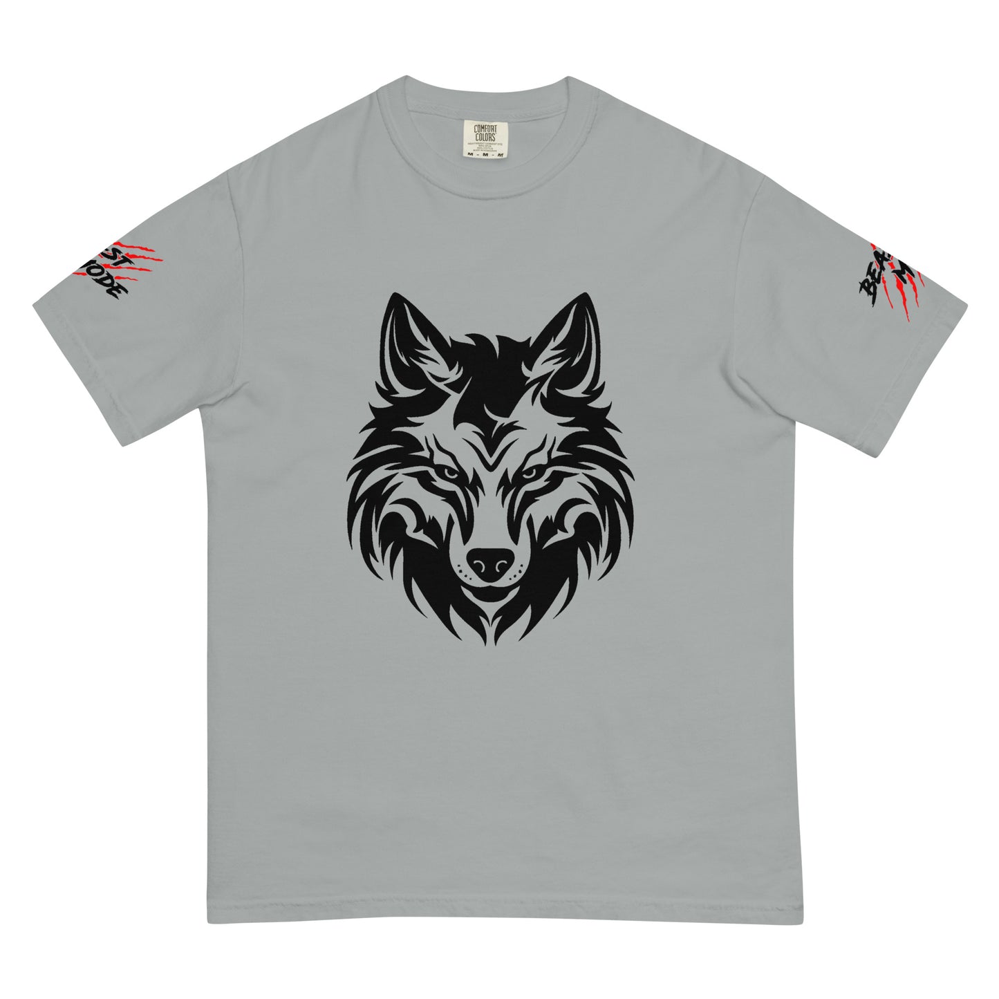 Beast Mode Wolf Unisex Garment-Dyed Heavyweight T-shirt