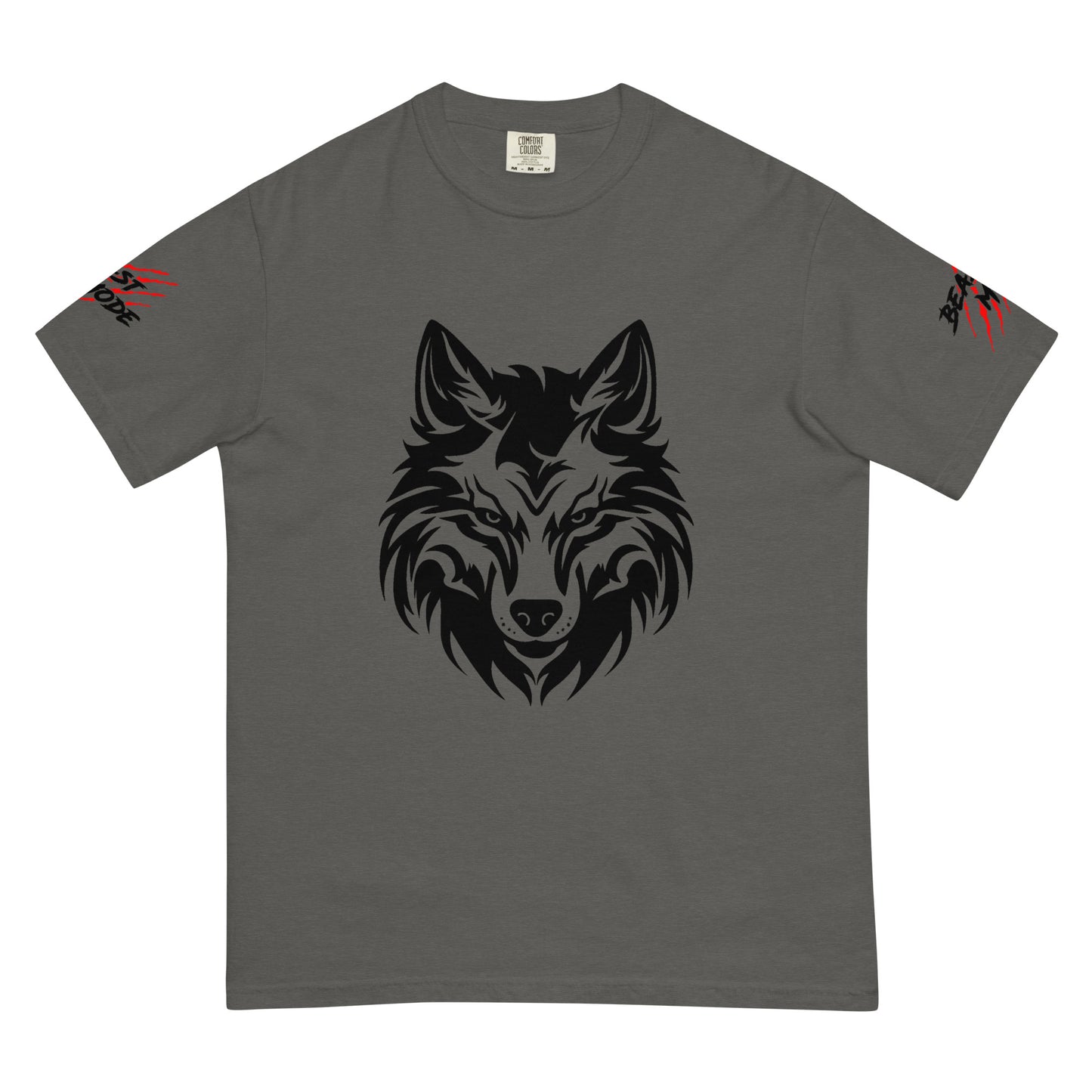 Beast Mode Wolf Unisex Garment-Dyed Heavyweight T-shirt