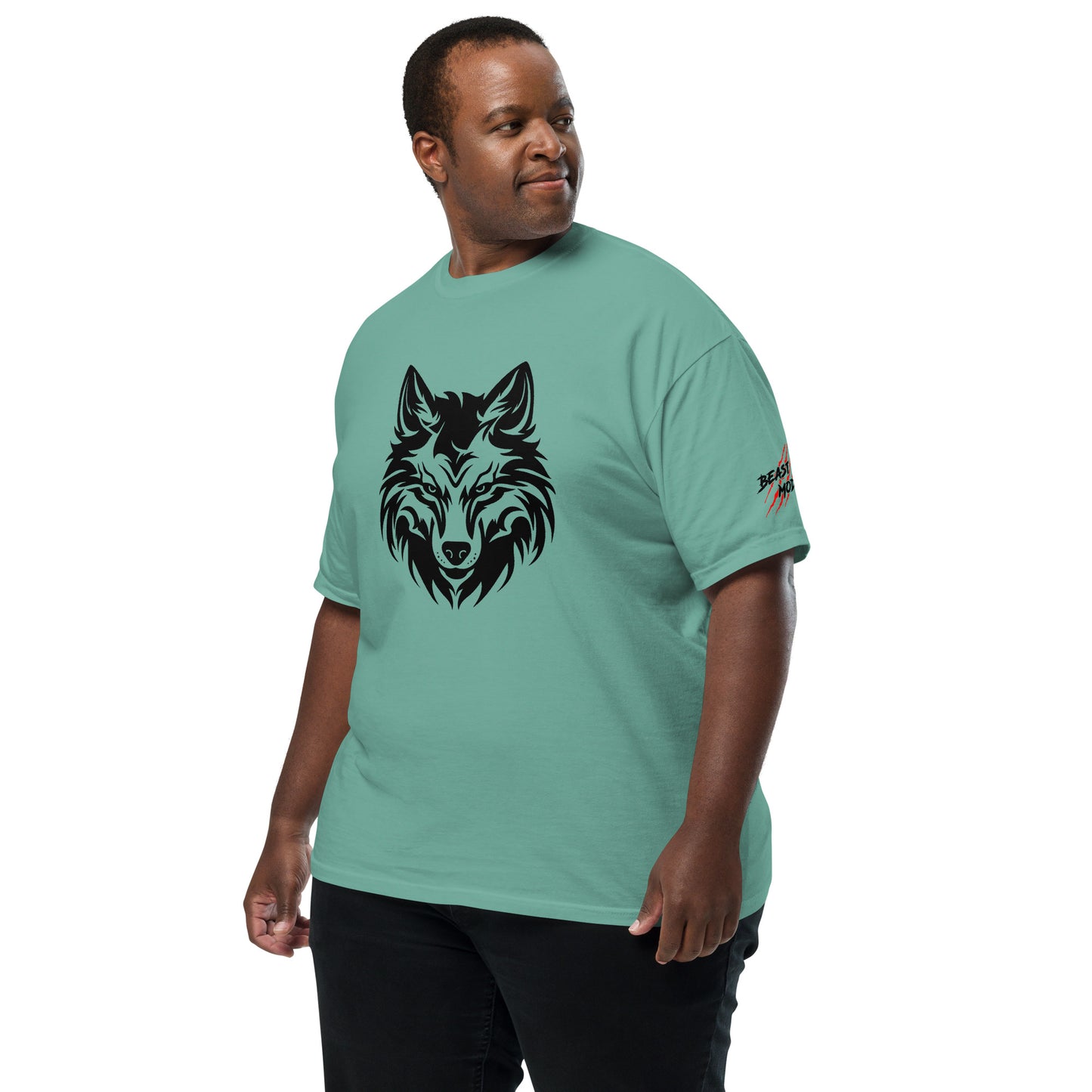 Beast Mode Wolf Unisex Garment-Dyed Heavyweight T-shirt
