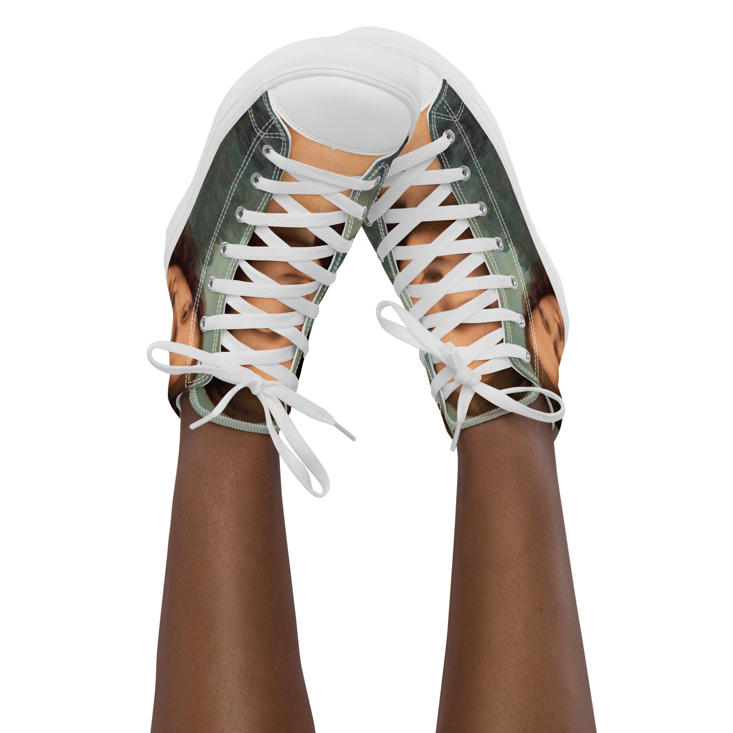 Mona Lisa Women’s High Top Canvas Shoes