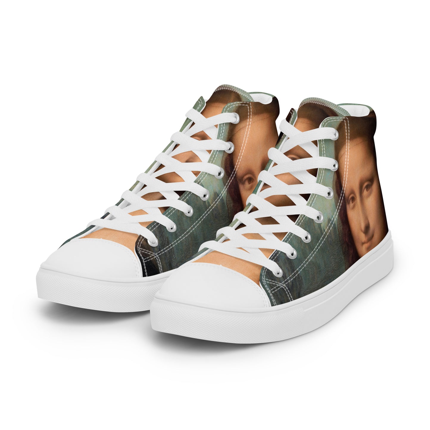 Mona Lisa Women’s High Top Canvas Shoes