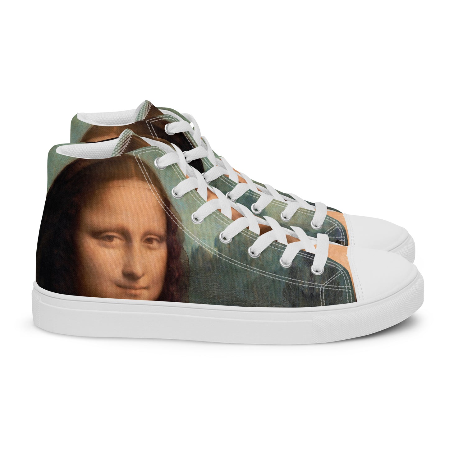 Mona Lisa Women’s High Top Canvas Shoes