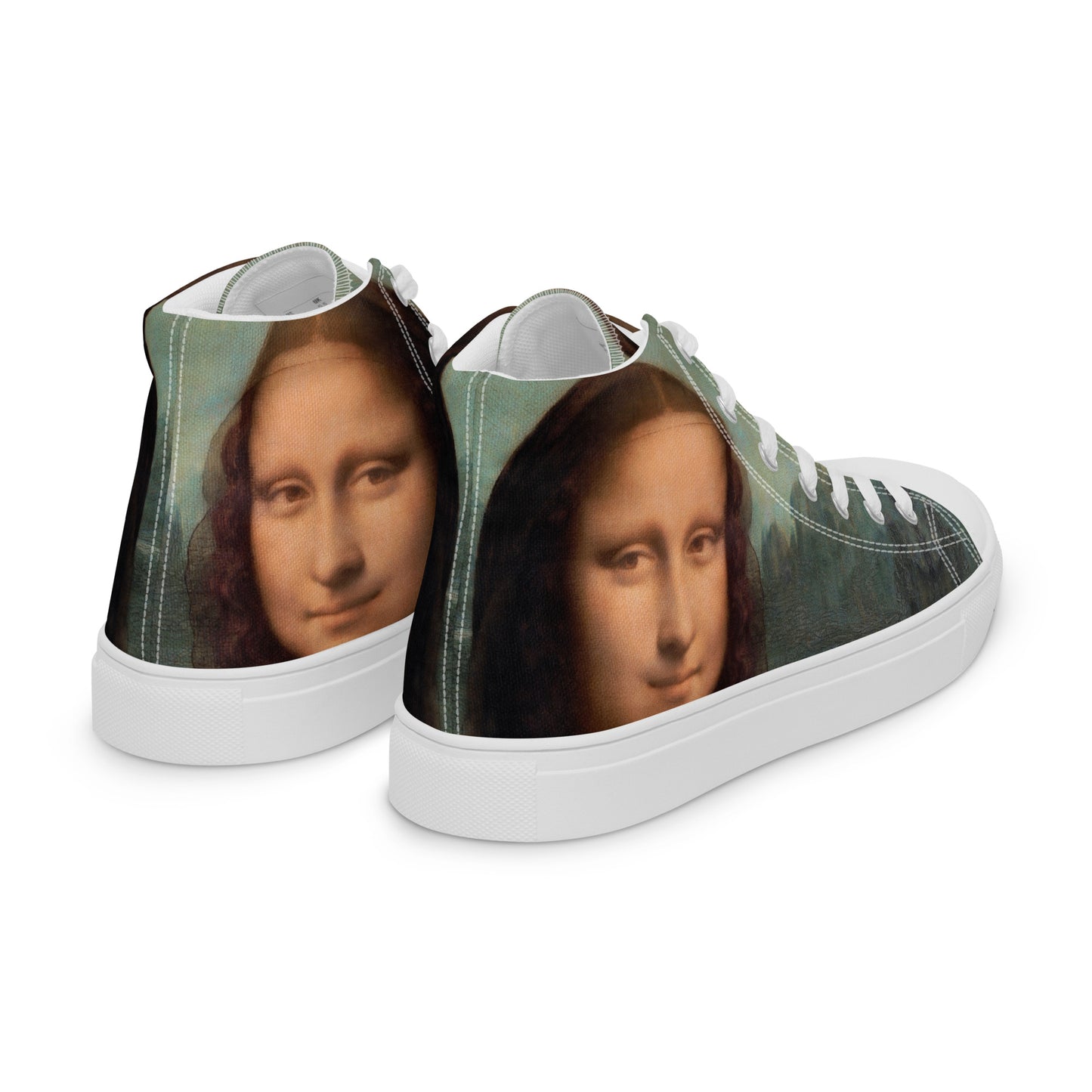 Mona Lisa Women’s High Top Canvas Shoes