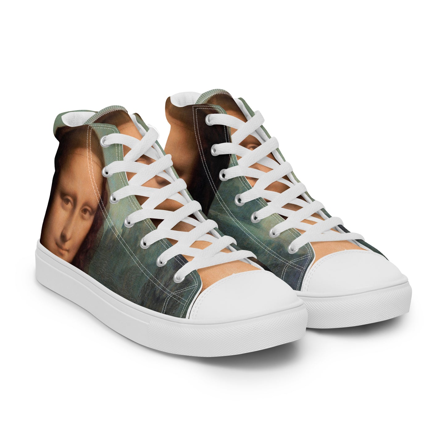 Mona Lisa Women’s High Top Canvas Shoes
