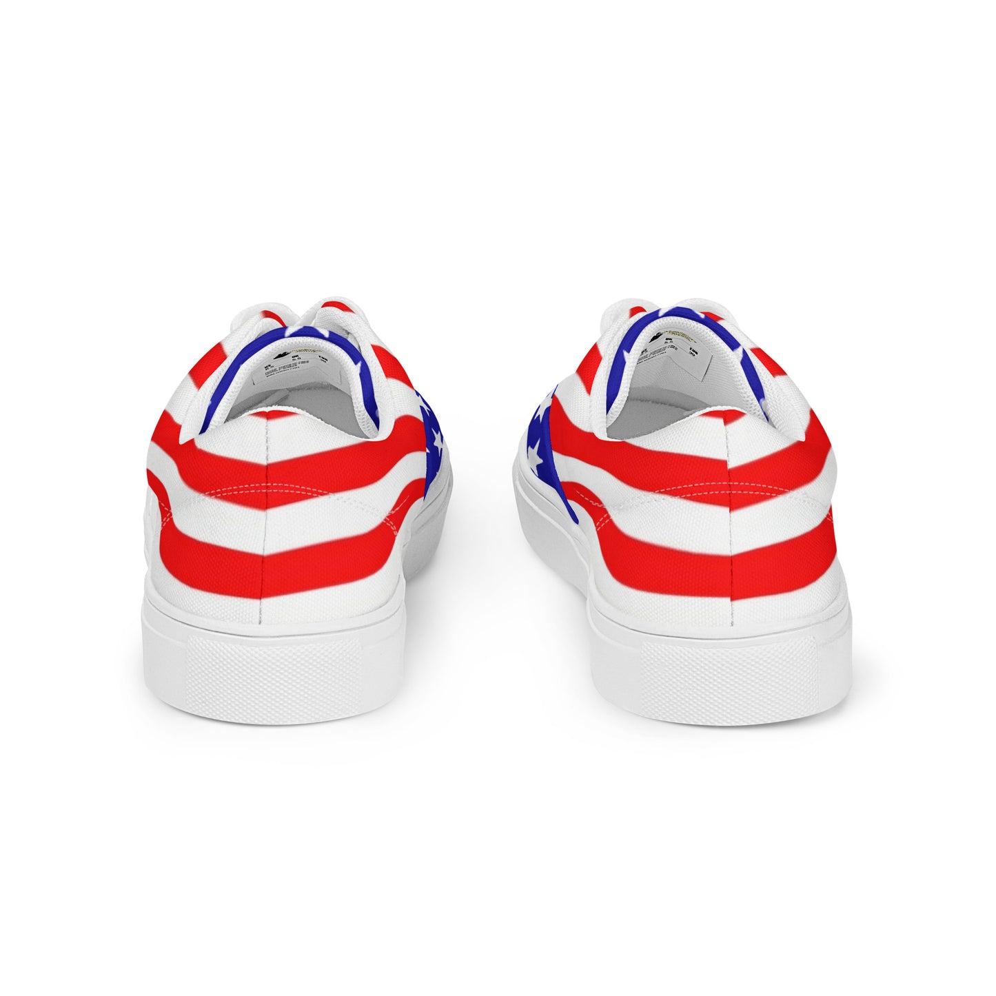 Stars and Stripes Women’s Lace-up Canvas Shoes