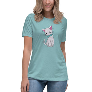 Cat with Bow Tie Women's Relaxed T-Shirt