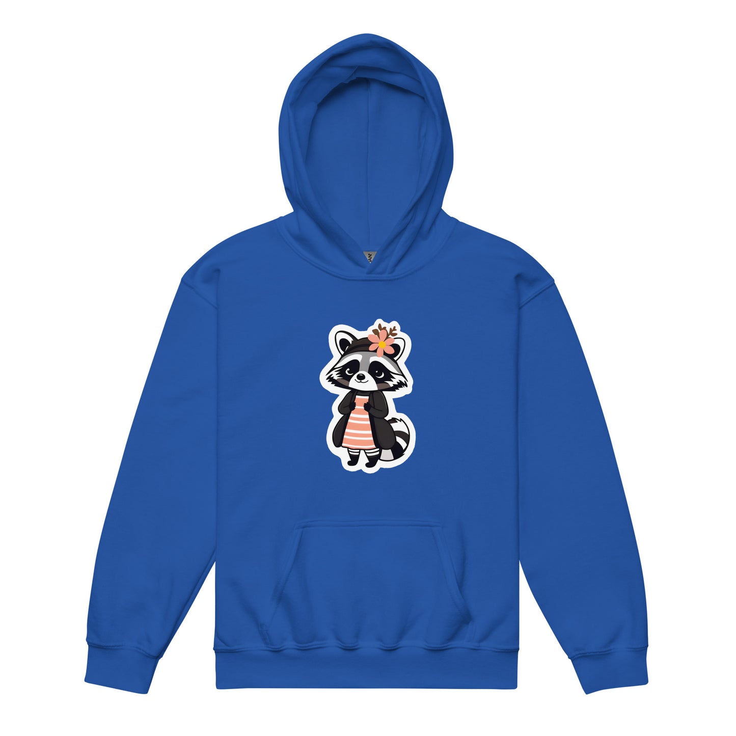Raccoon Girl Youth Heavy Blend Hoodie