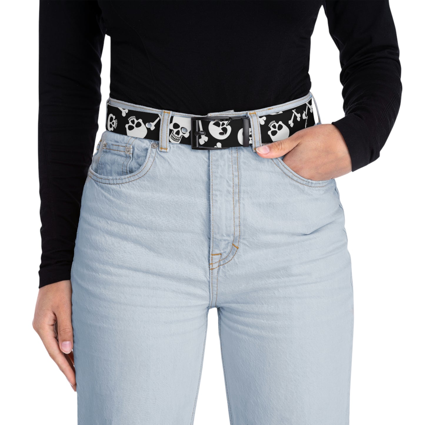 Skulls and Crossbones Belt