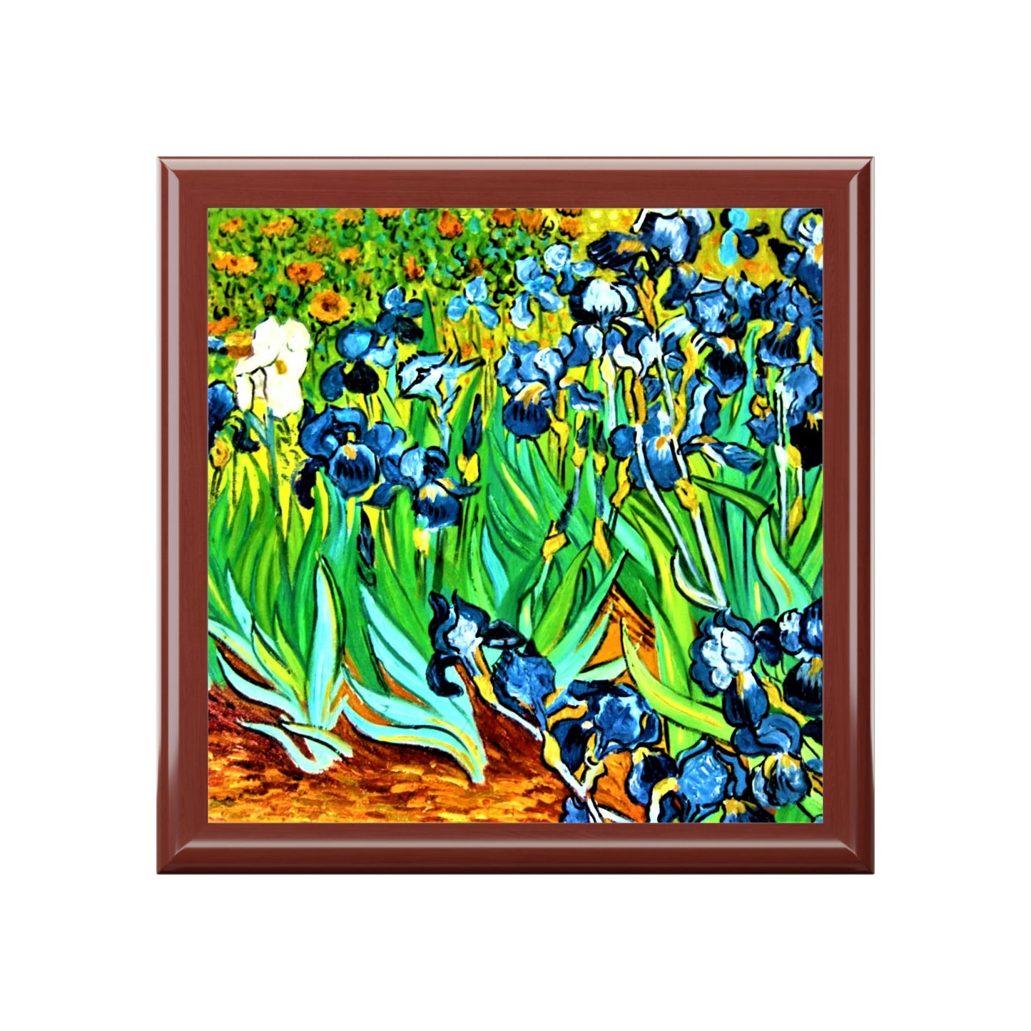 Irises by van Gogh Jewelry Box