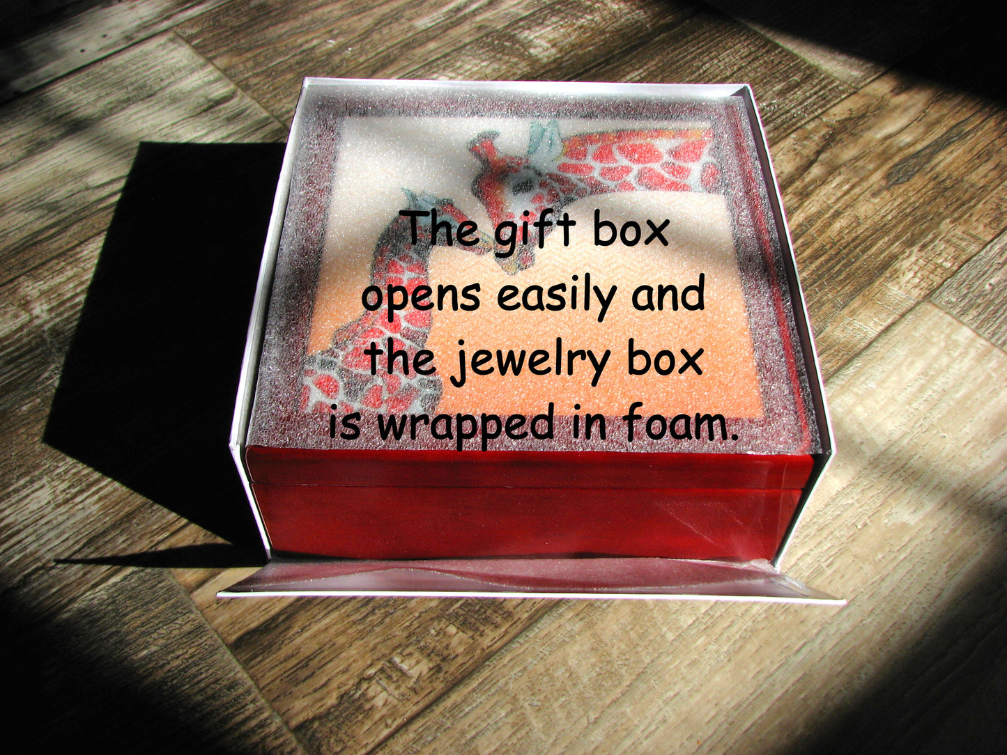 Giraffe Mom Jewelry Box