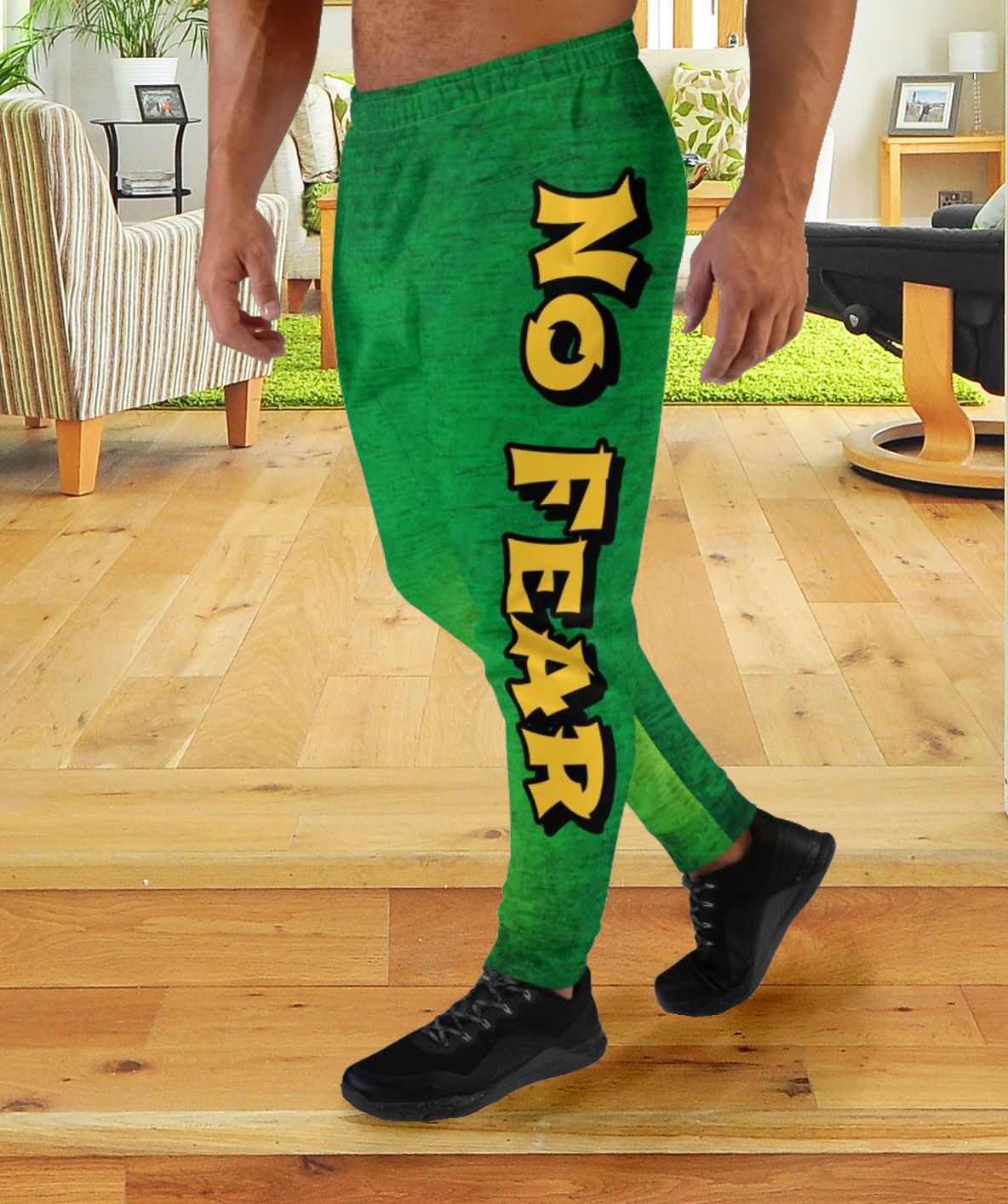 Go Hard, No Fear Men's Slim Fit Joggers