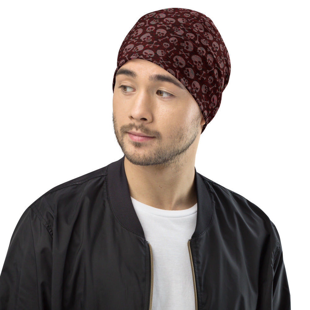 Red Heather Boneyard Beanie