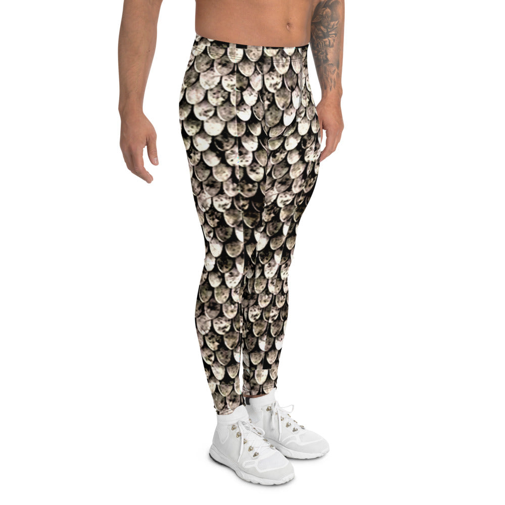Men's Tarnished Scale Mail Print Leggings – Stonecrowe Trading Co.