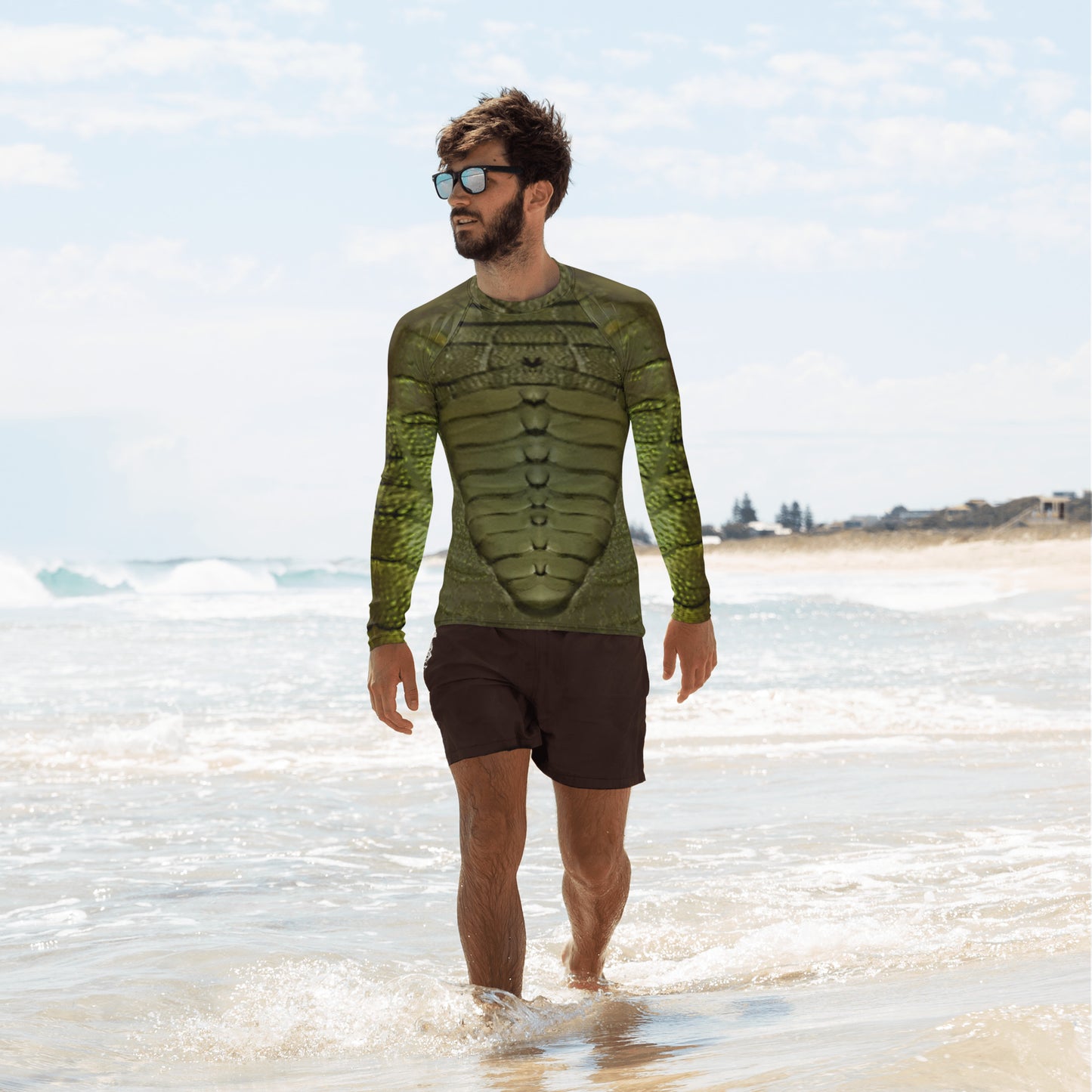 Creature From The Black Lagoon Inspired Men's Rash Guard