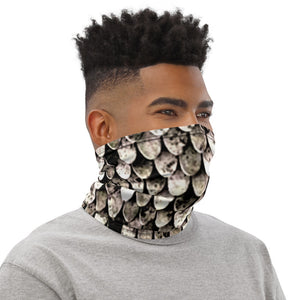 Tarnished Scale Mail Print Neck Gaiter