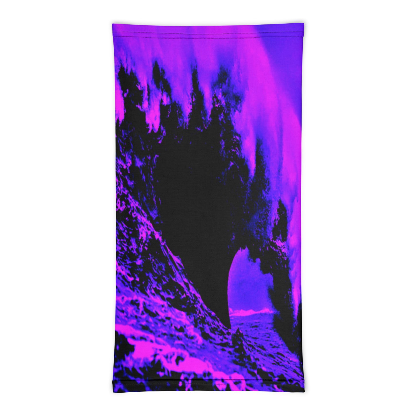 Purple Tsunami Neck Gaiter