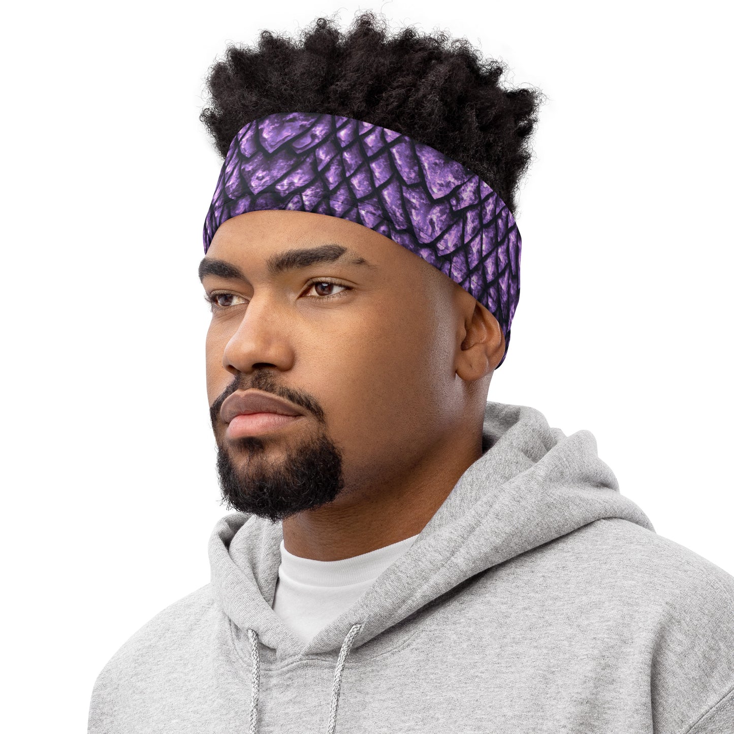 Amethyst Dragon Scale Neck Gaiter