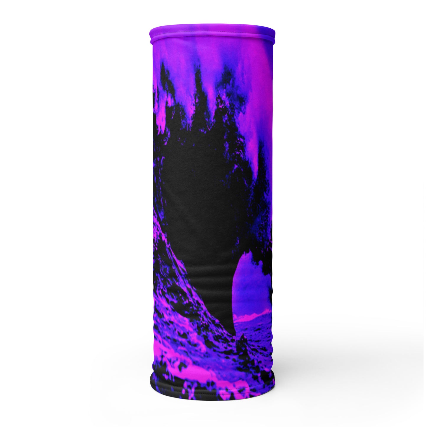 Purple Tsunami Neck Gaiter