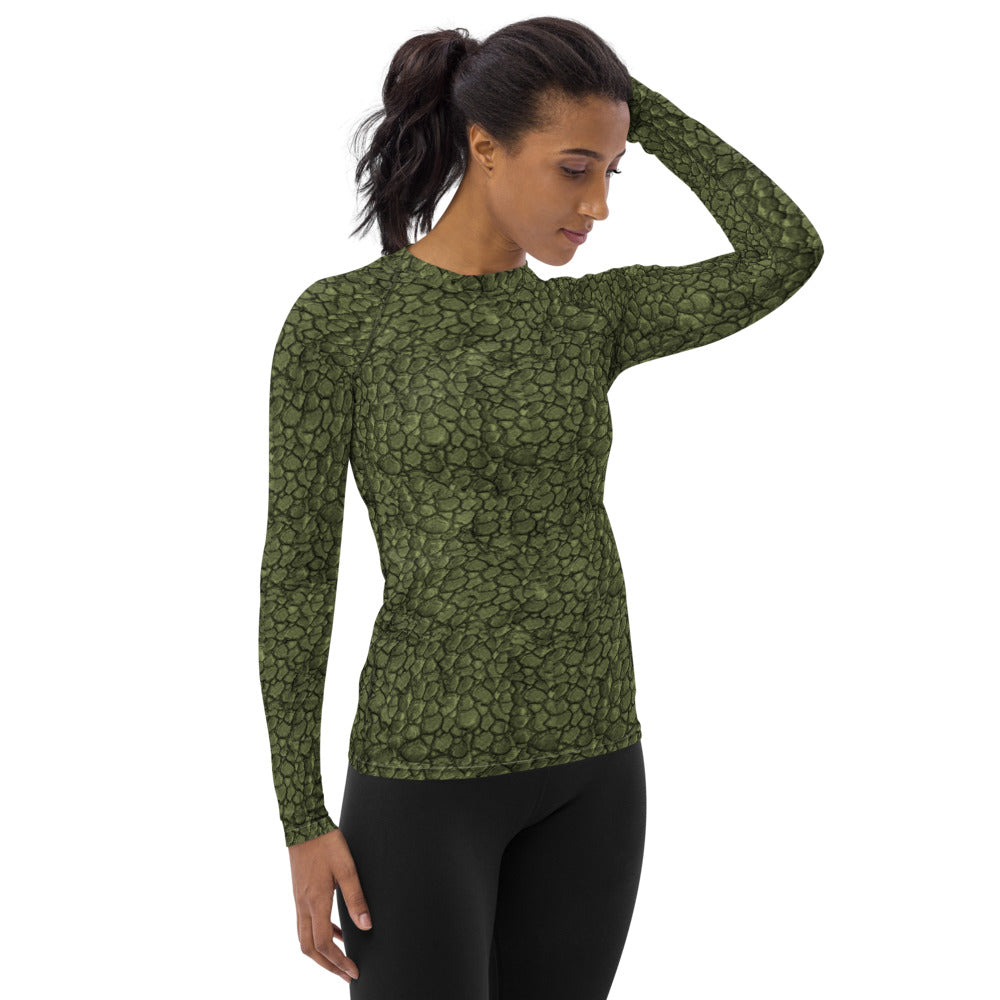 Scaly Monster Women's Rash Guard