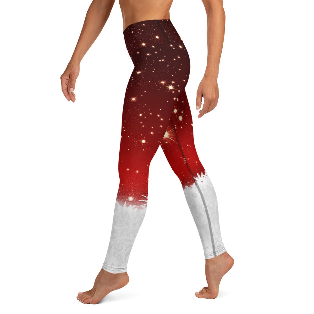 Christmas Tree Lights Yoga Leggings Women Gift Green Capris Workout Running  Festive Athletic Fitness Colorful Pants String Bulbs Gym Spandex -   Canada