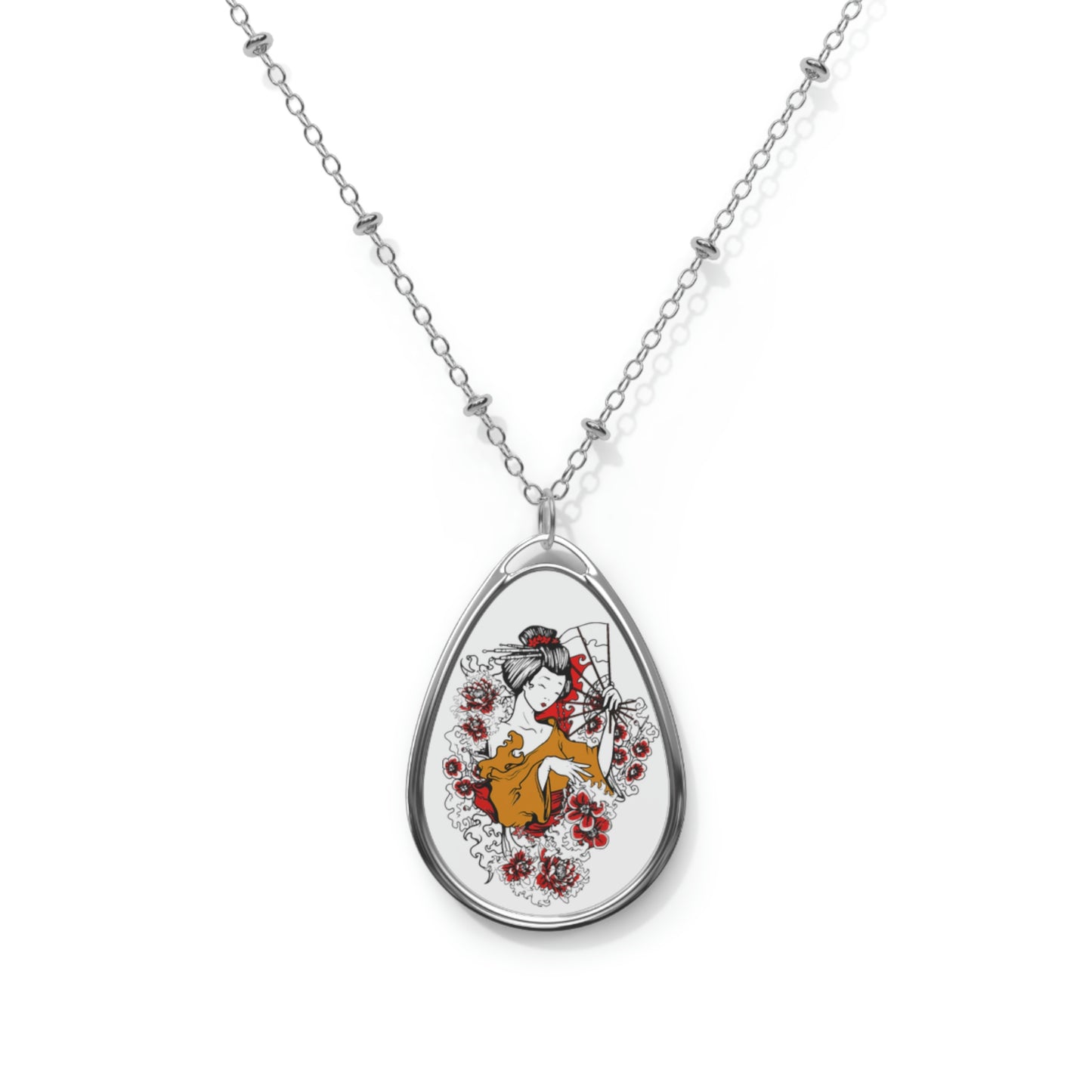 Geisha Oval Necklace