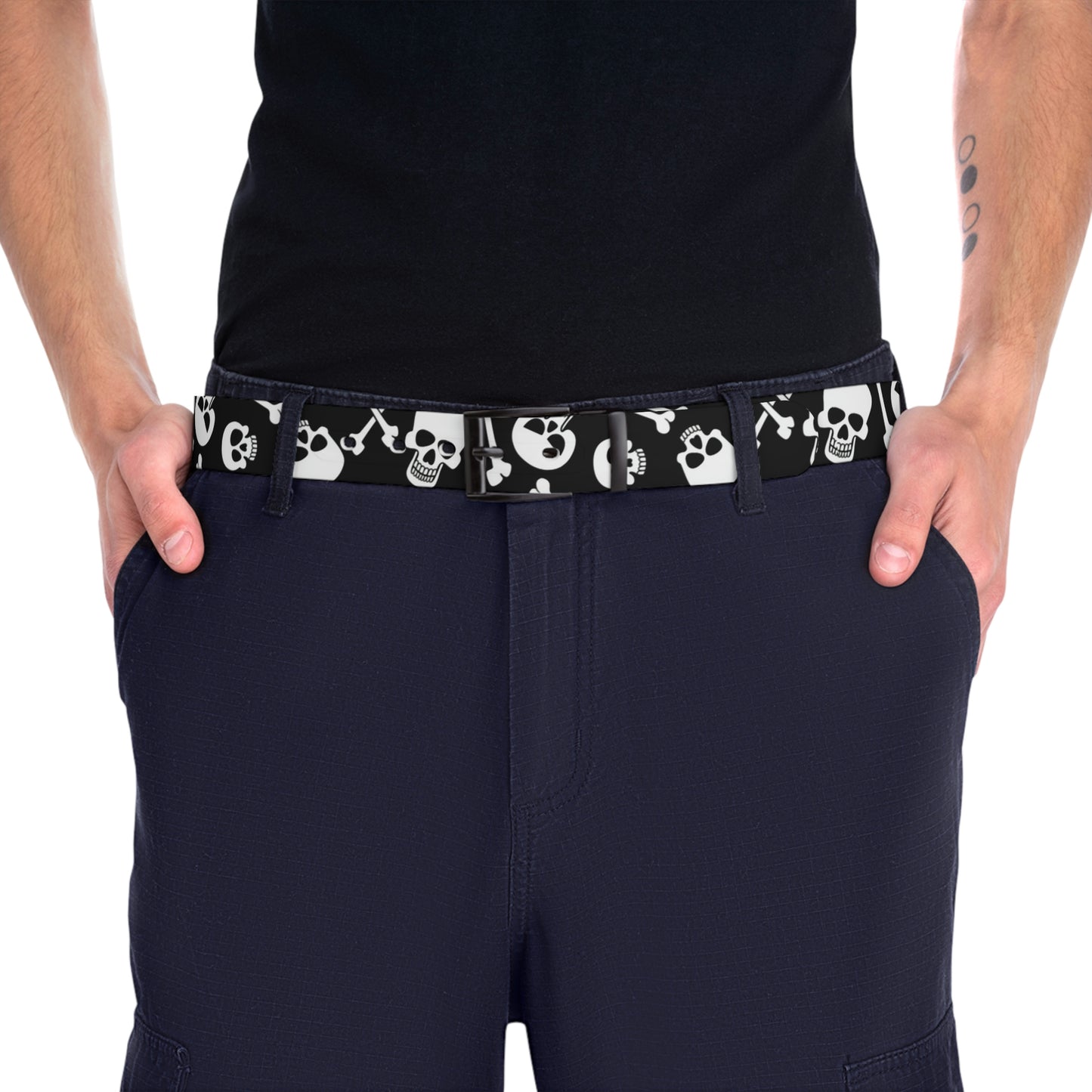 Skulls and Crossbones Belt