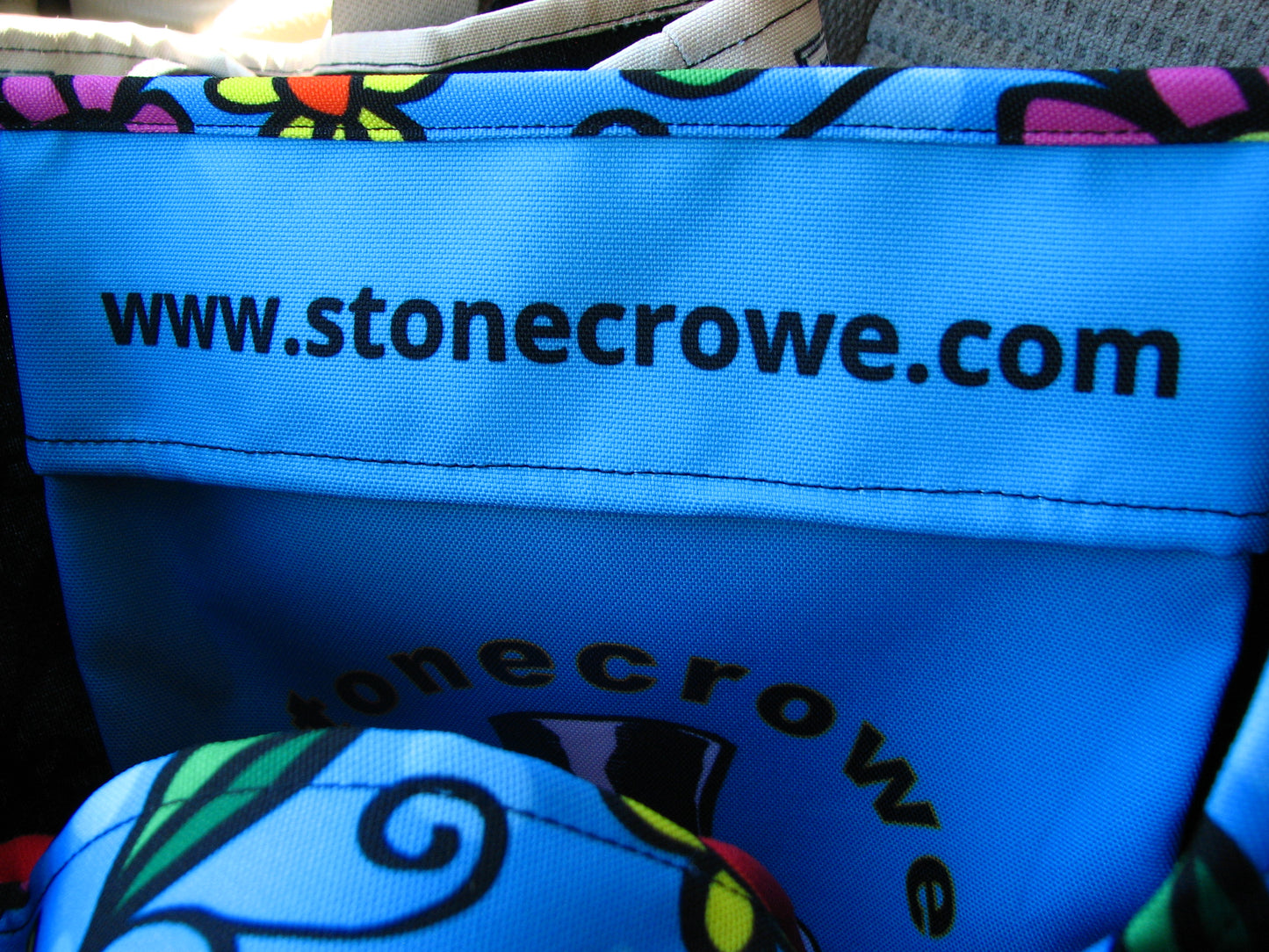 Flowers and Vines Beach Bag