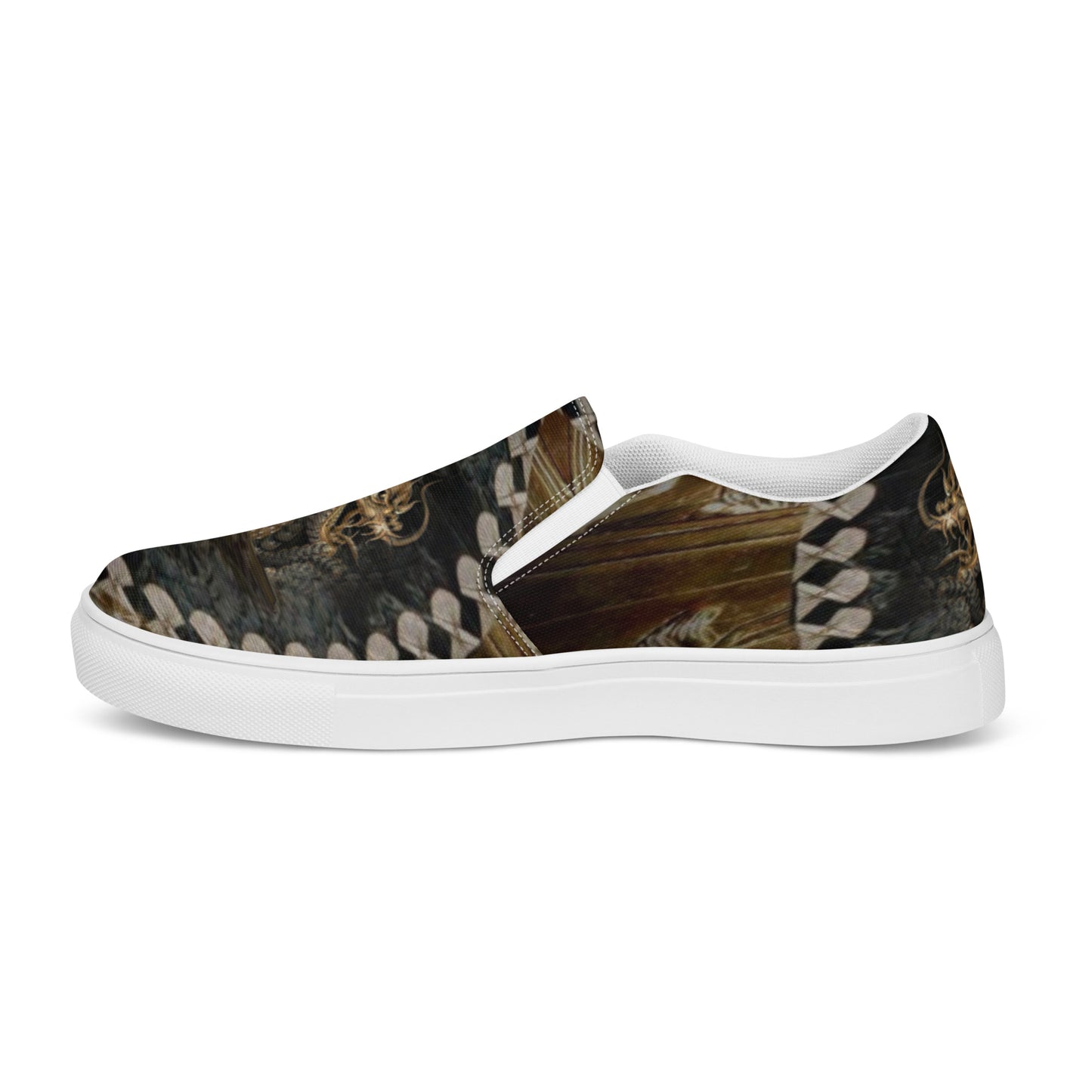 Asian Dragon Men’s Slip-on Canvas Shoes