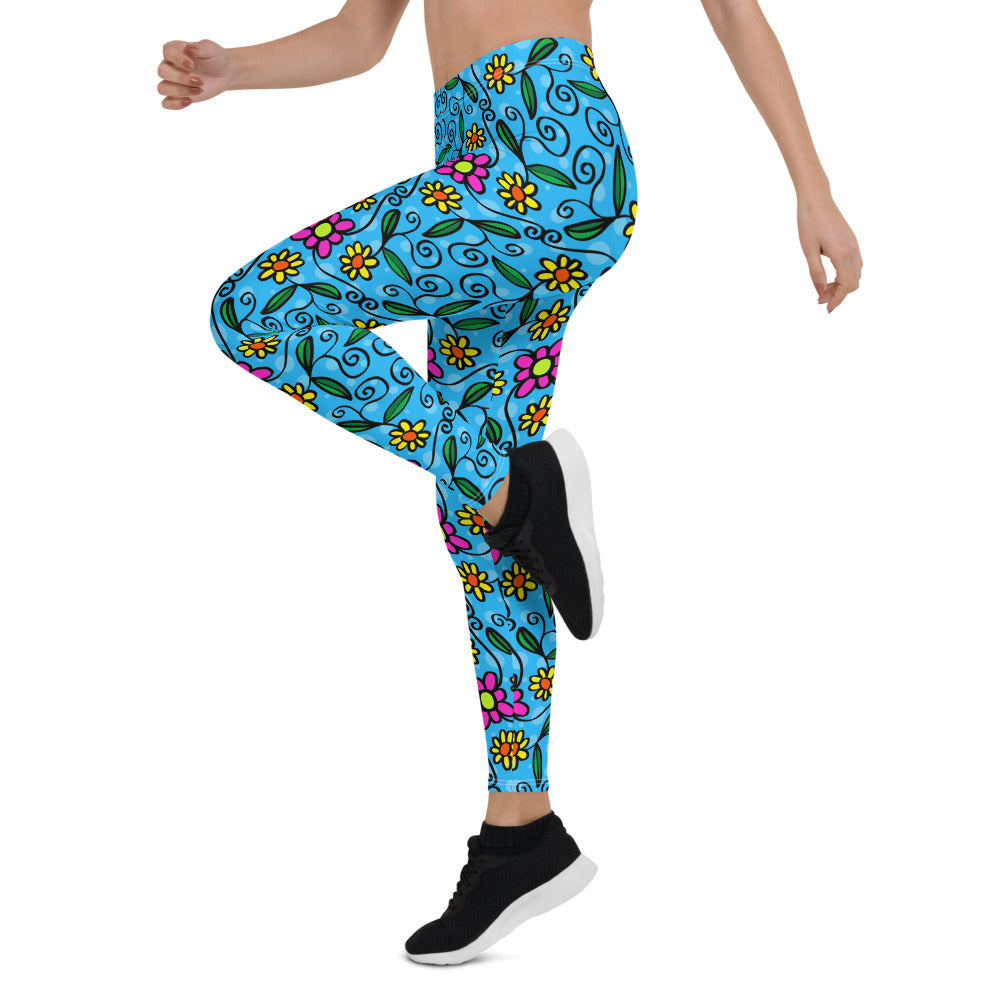 Flowers and Vines Leggings