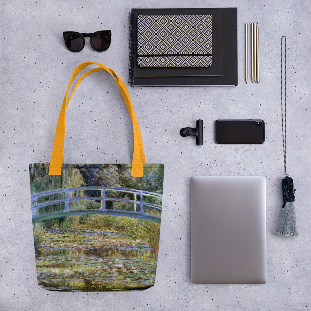 Waterlily Pond by Monet Tote Bag