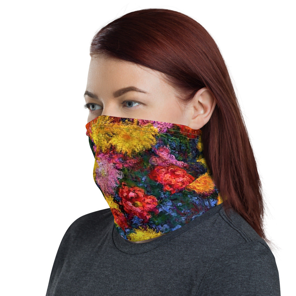 Monet's Carnations Neck Gaiter