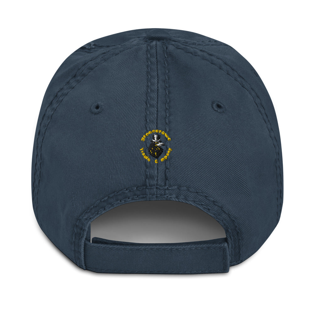 Ninja Distressed Dad Hat